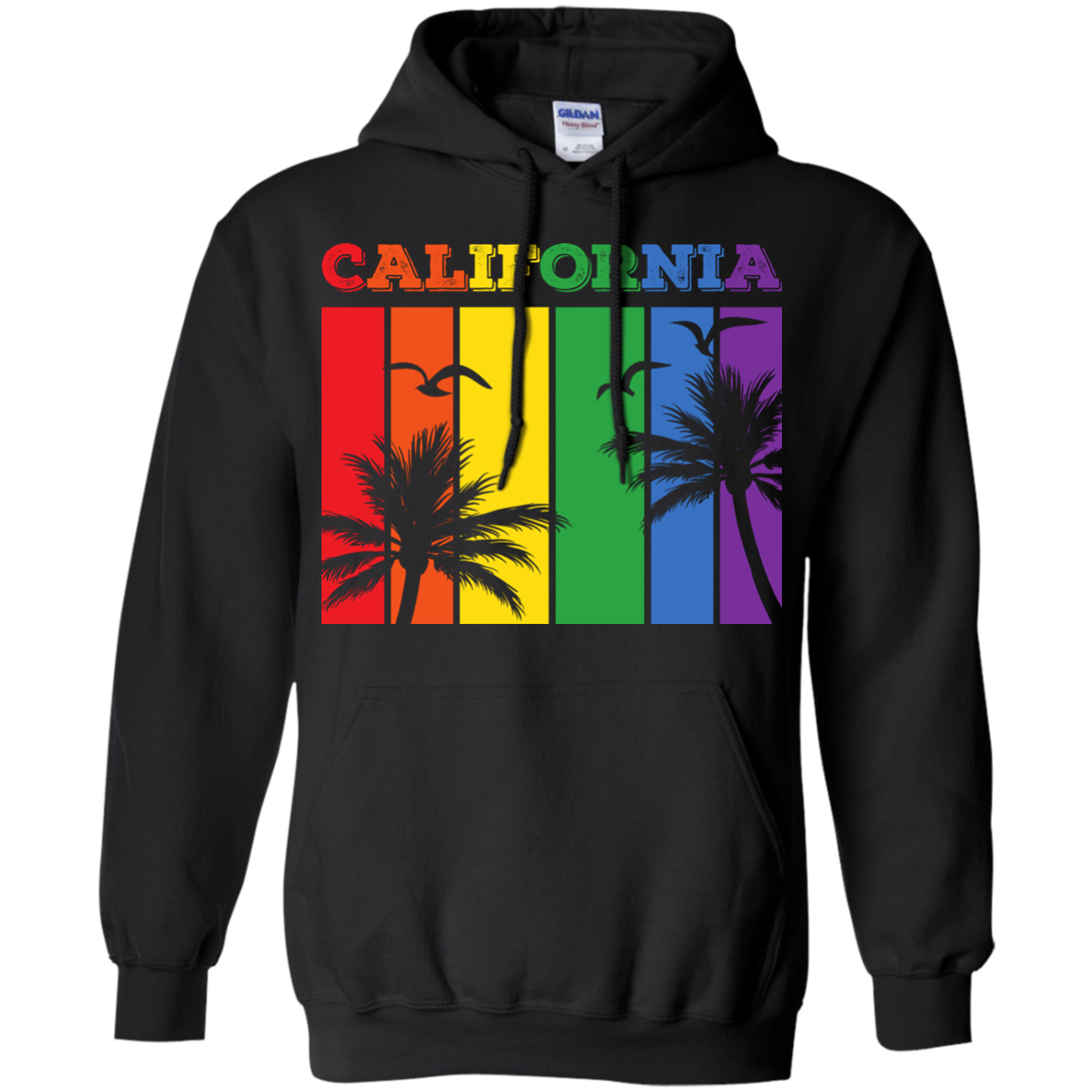 California Rainbow Strips Pride T-Shirts & Shirt