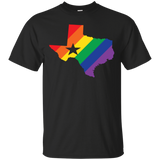 Rainbow Texas Pride Shirt for men texas print on shirt 