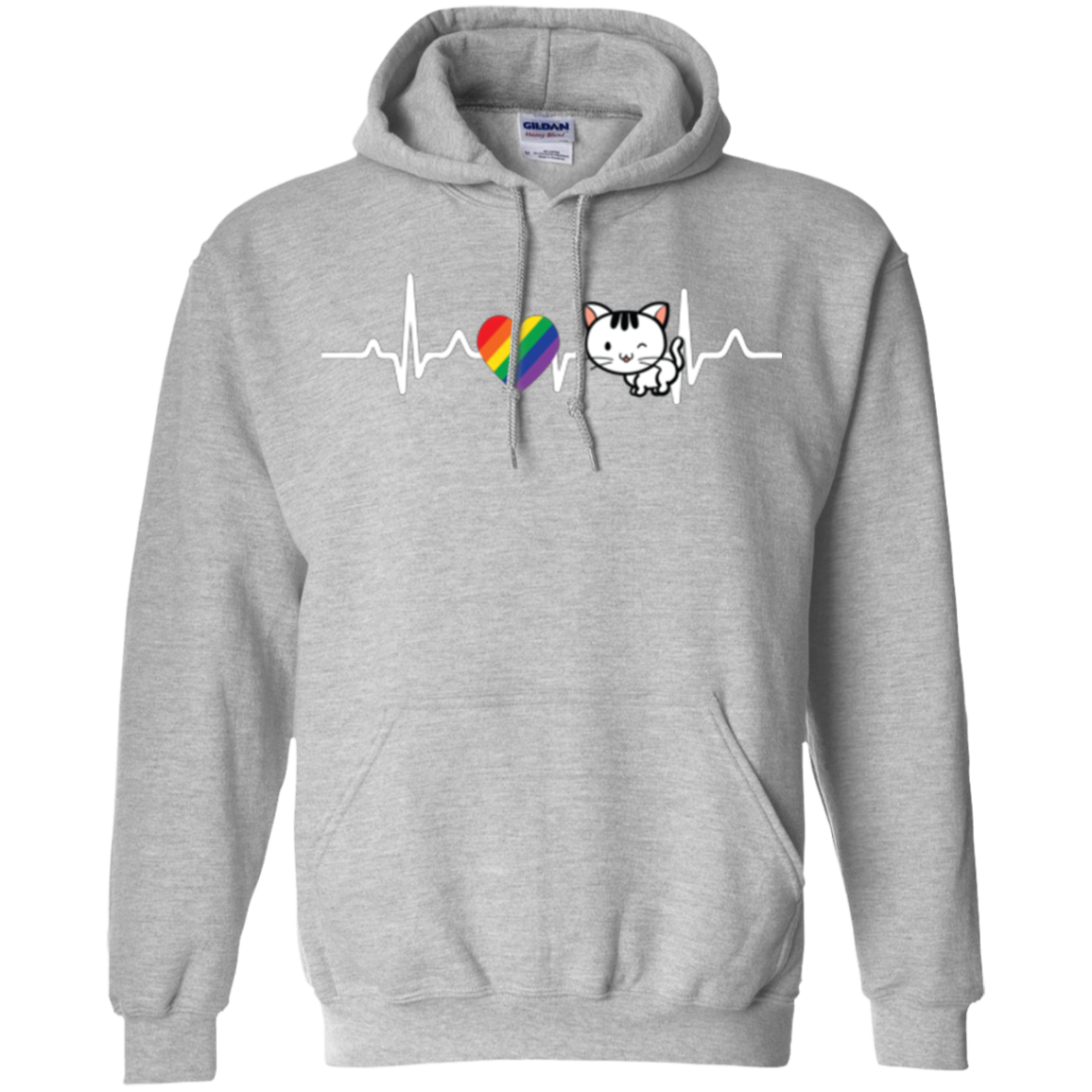LGBT Funny unisex Hoodie Gay pride cat Unisex hoodie