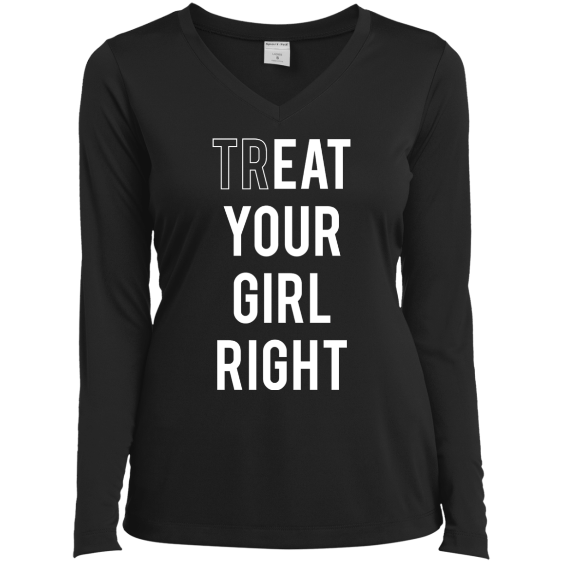 black full sleeves funny quoted tshirt for girls/women/lesbian