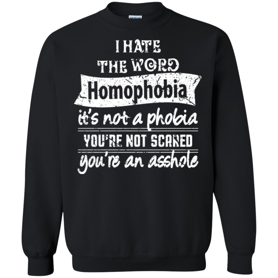 Anti Homophobia LGBT black unisex sweatshirt Gay pride ultra cotton unisex sweatshirt