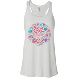 Love Outside The Box Tank top for women LGBT Pride women grey tank top