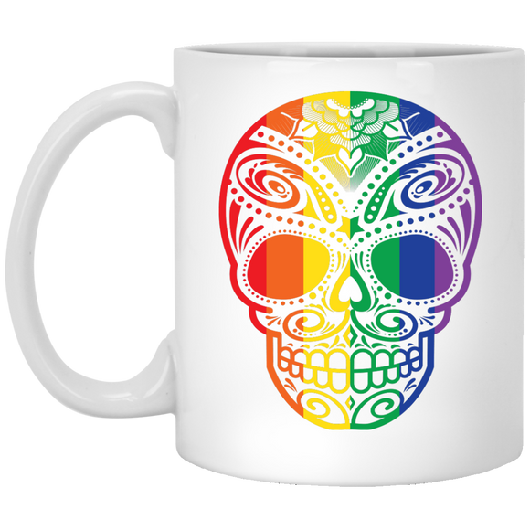 Skull Rainbow Mug