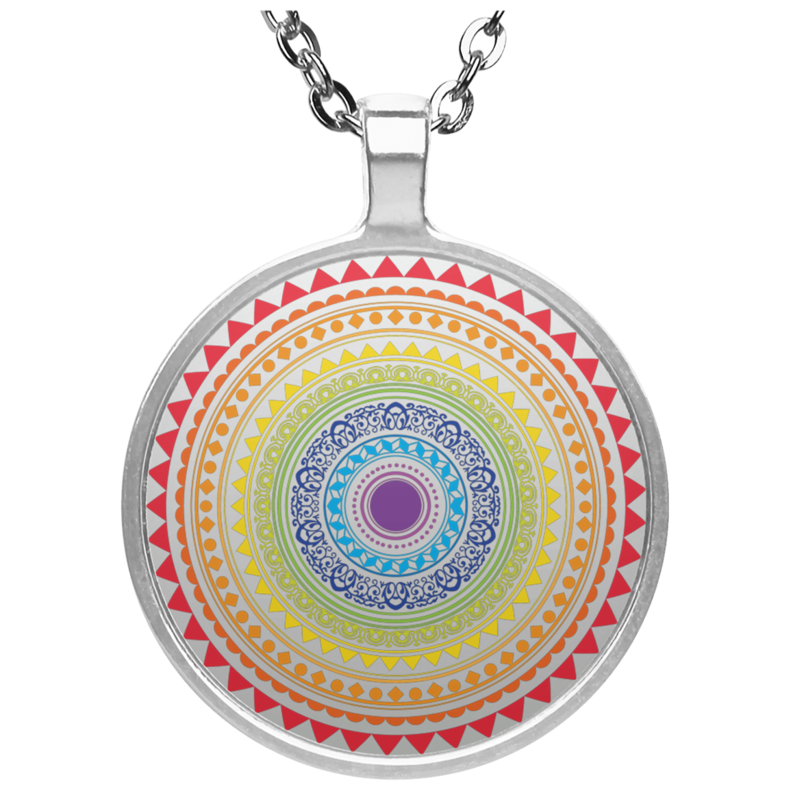 Rainbow Pride Healing Chakra Necklace