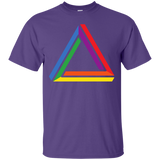 Funky Gay Pride Purple Shirt Rainbow Triangle Gay Pride Tshirt