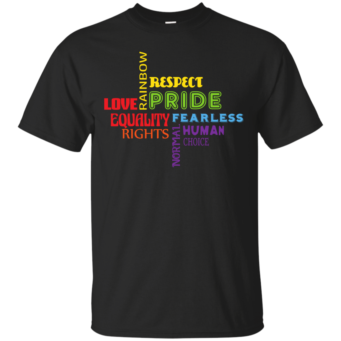 "Love Equality Rights" T Shirt for LGBT Community