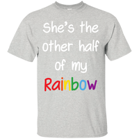 She's the other half of my Rainbow Lesbian Couple tShirt lesbian couple tshirt
