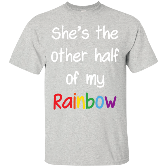 She's the other half of my Rainbow Lesbian Couple tShirt lesbian couple tshirt