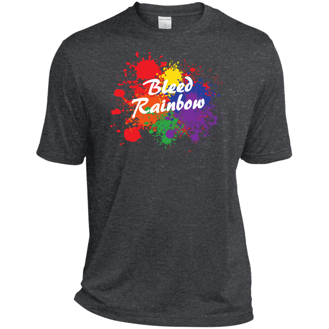 Bleed Rainbow LGBT T Shirt