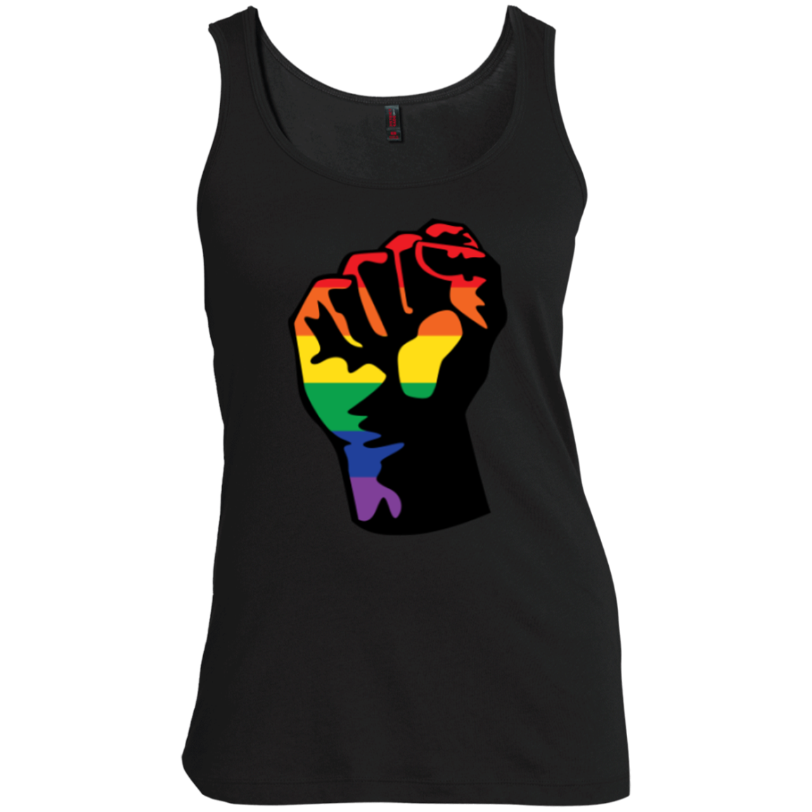 LGBT Pride Unity black  Tank top for women