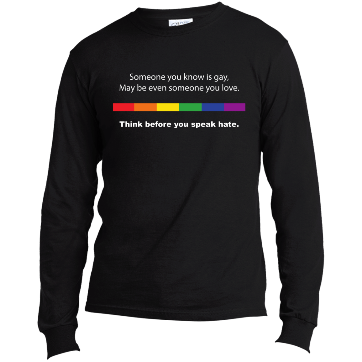 Powerful Gay Pride black  full sleeves tShirt Ever for men