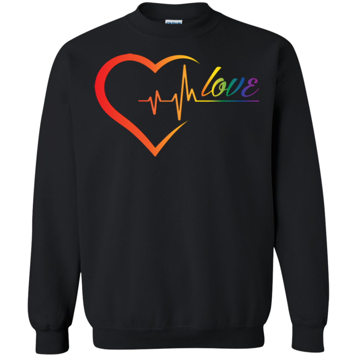 Rainbow Heartbeat Love Shirt