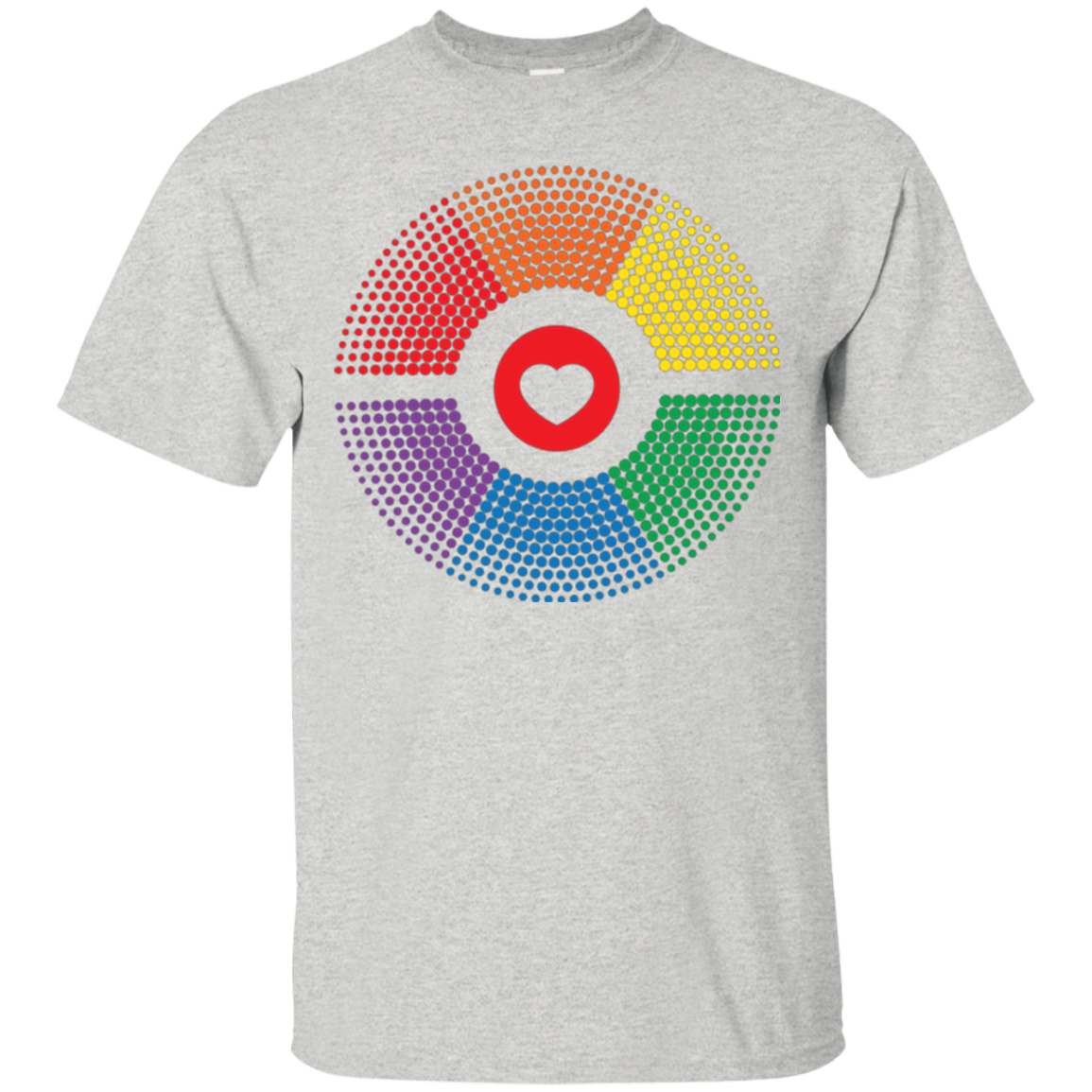 LGBT Pride Vibe Shirt Gay pride rainbow circle tshirt