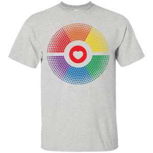 LGBT Pride Vibe Shirt Gay pride rainbow circle tshirt