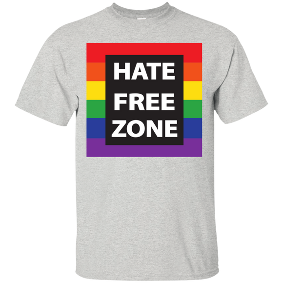 Hate Free Zone Pride T Shirt