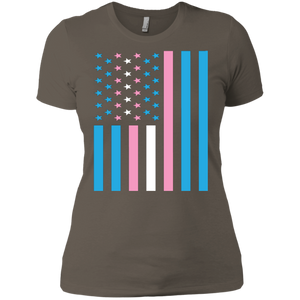 Trans Flag Pride sport Shirt for women