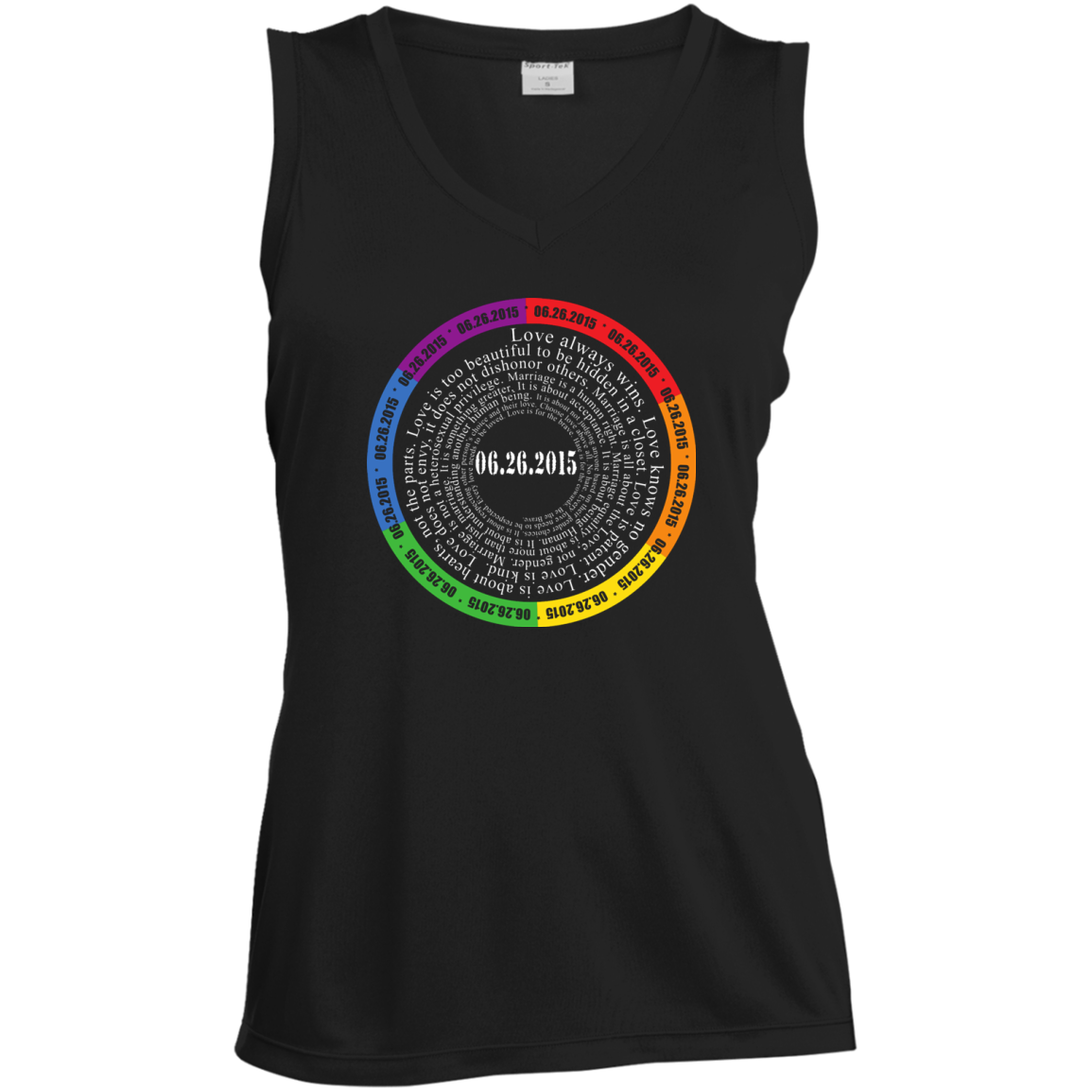 The "Pride Month" Special Shirt LGBT Pride v-neck sleeveless shirt for women