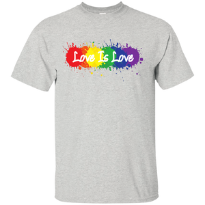 "Love is Love" grey T Shirt for men LGBT Pride Equality tshirt for men