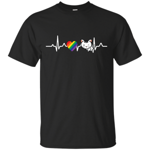 Gay Pride Cat T Shirt Funny LGBT Pride Men's shirt 