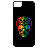 Exclusive Rainbow Skull iPhone Case bLack