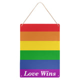 Pride Love Wins Metal Tin Sign
