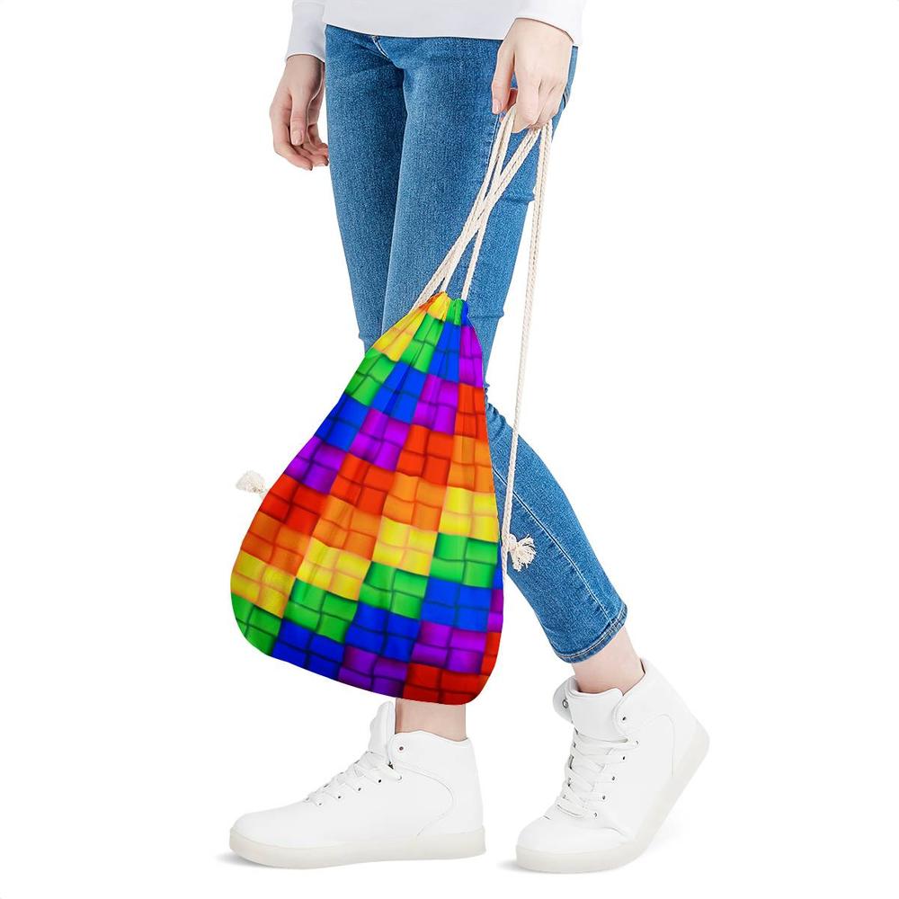Rainbow Pride Drawstring Bag