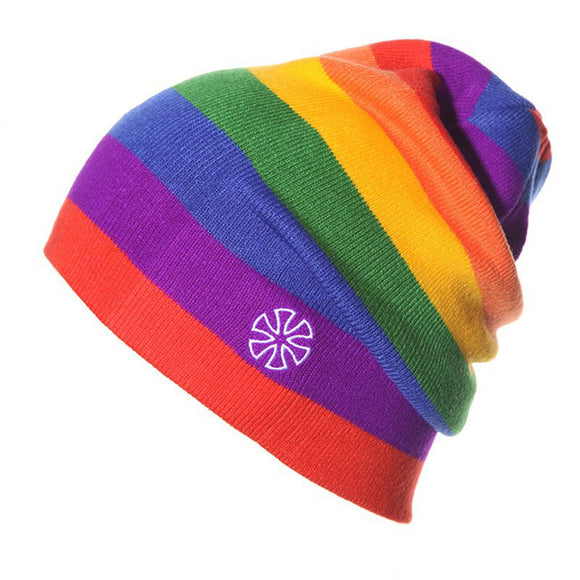 LGBT Pride Rainbow Color Beanie