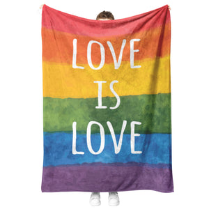 Love is Love Pride Blanket
