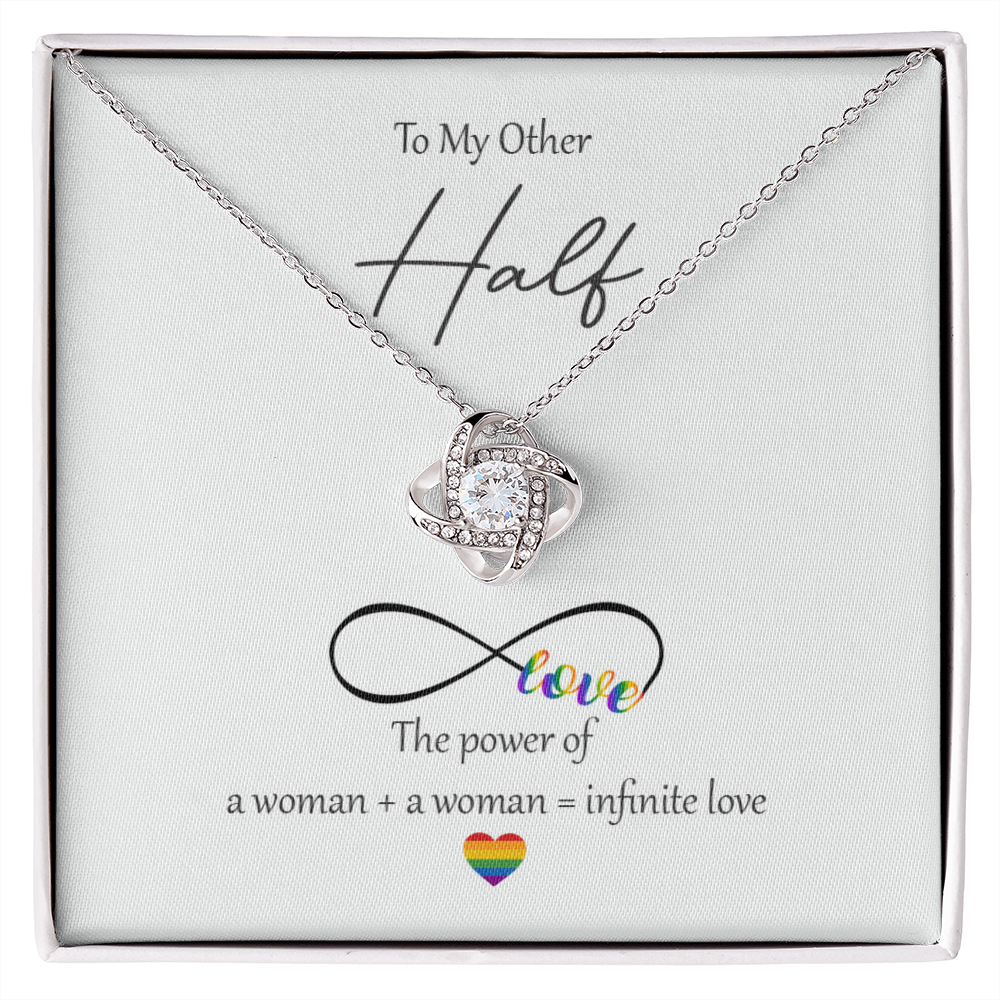 Love knot Necklace for the Everlasting Love for your Other Half