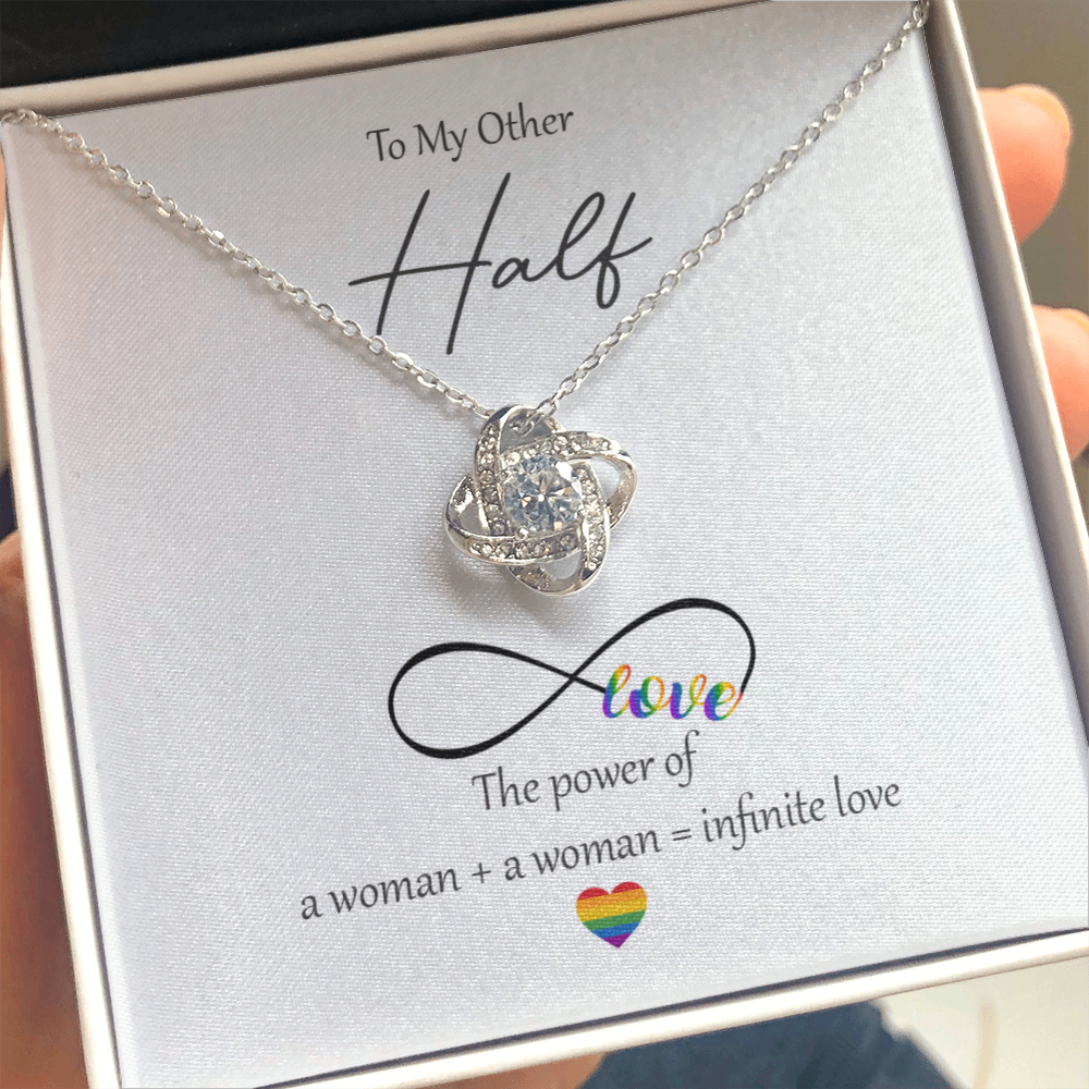 Love knot Necklace for the Everlasting Love for your Other Half