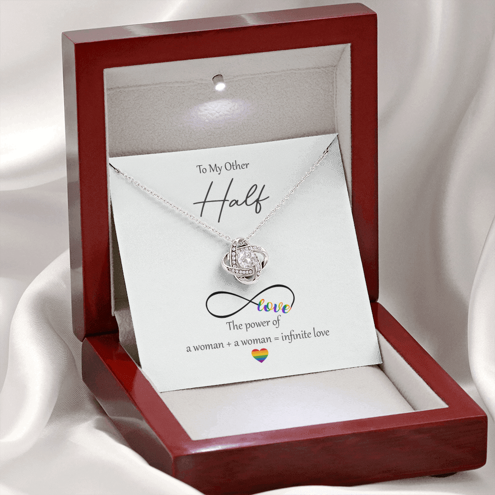 Love knot Necklace for the Everlasting Love for your Other Half