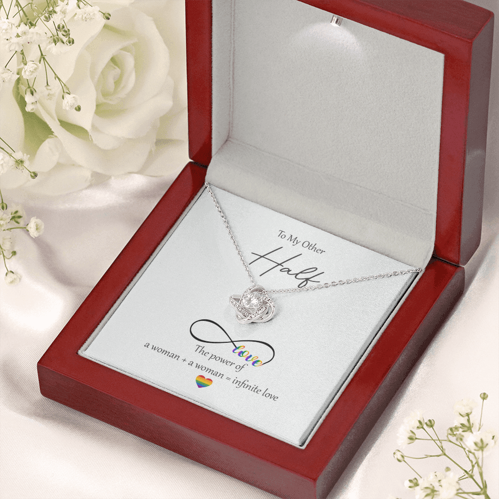 Love knot Necklace for the Everlasting Love for your Other Half