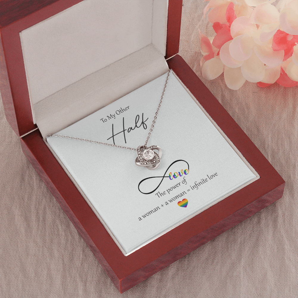 Love knot Necklace for the Everlasting Love for your Other Half