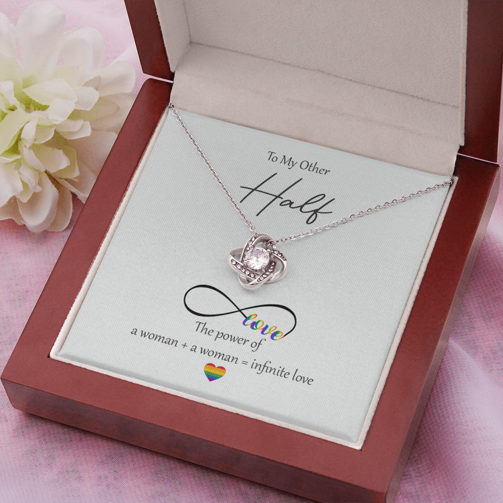 Love knot Necklace for the Everlasting Love for your Other Half