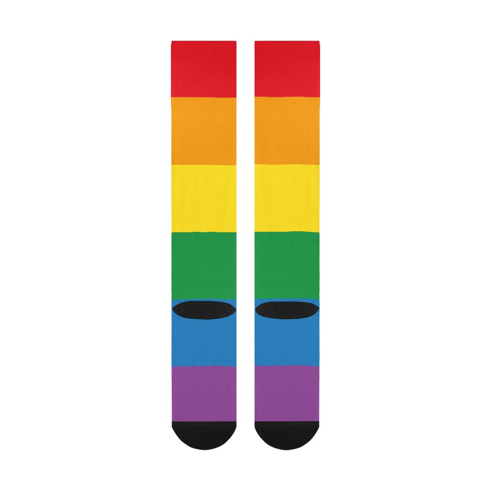 LGBT Rainbow Flag Over-The-Calf Socks
