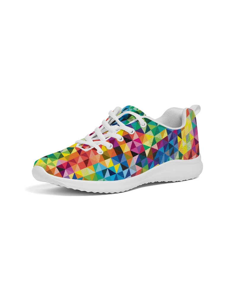 Vibrant Rainbow Pride Design Men's Athletic Shoe