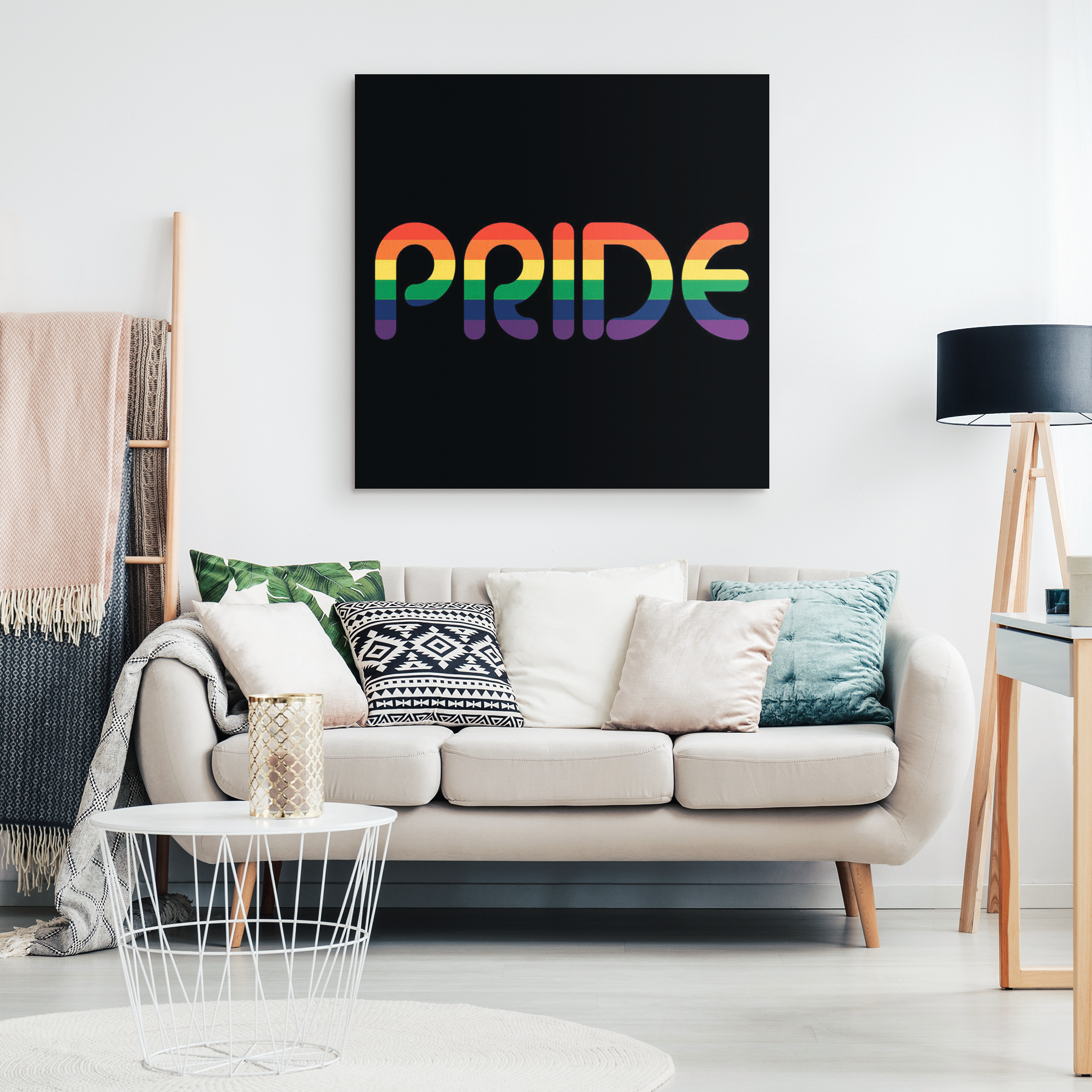 Rainbow Pride Canvas Wall Art
