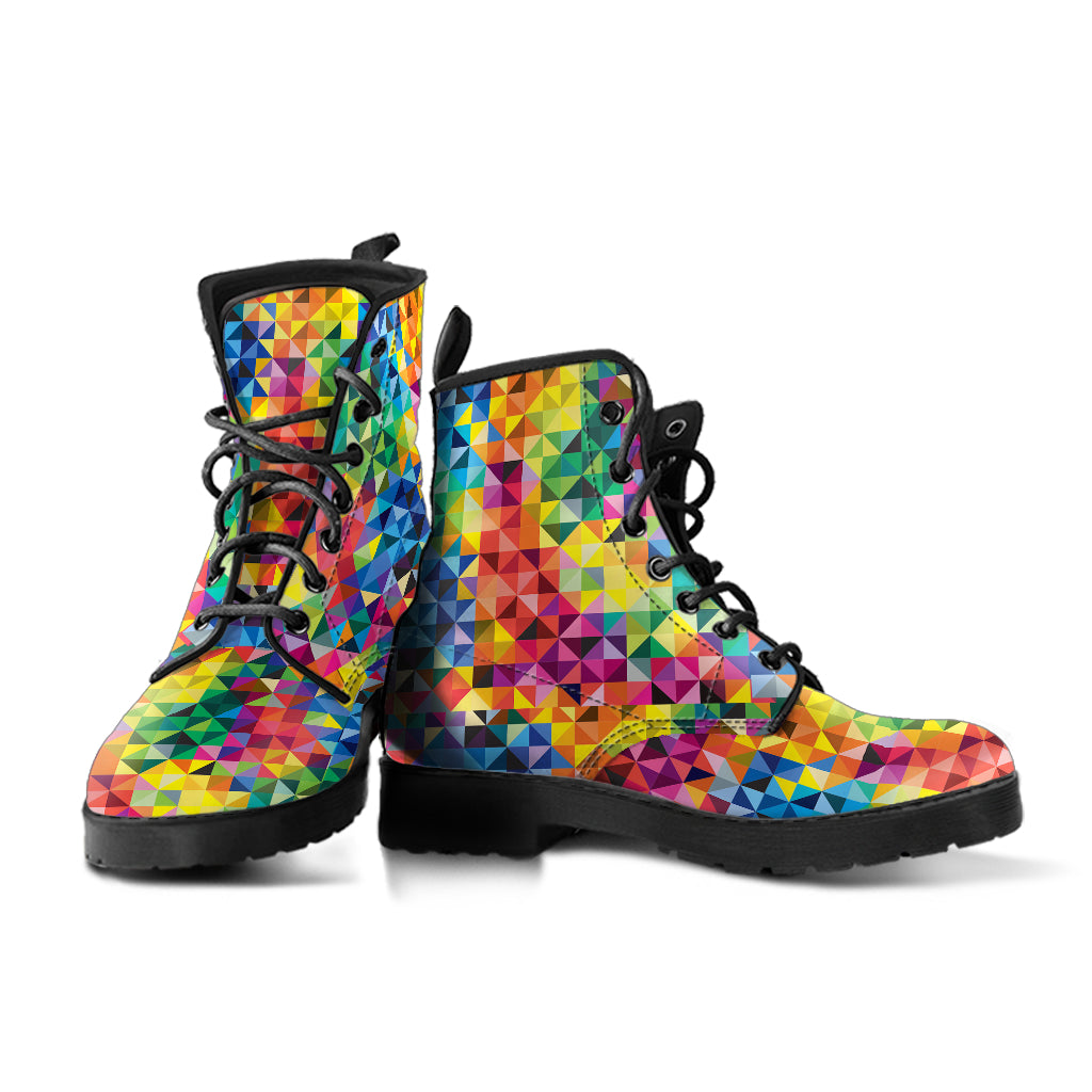 Vibrant Rainbow Pride Boots