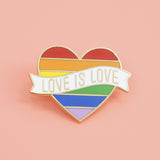 Love is Love Rainbow Enamel Pin