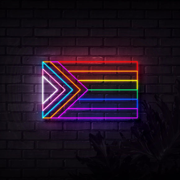 Progressive Pride Neon Sign
