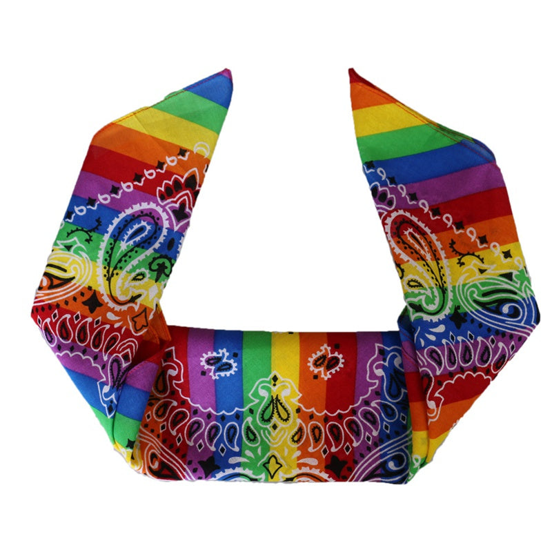 Rainbow Breathable Gay Pride LGBT Bandana, Neck Scarf, Hip Hop Mask