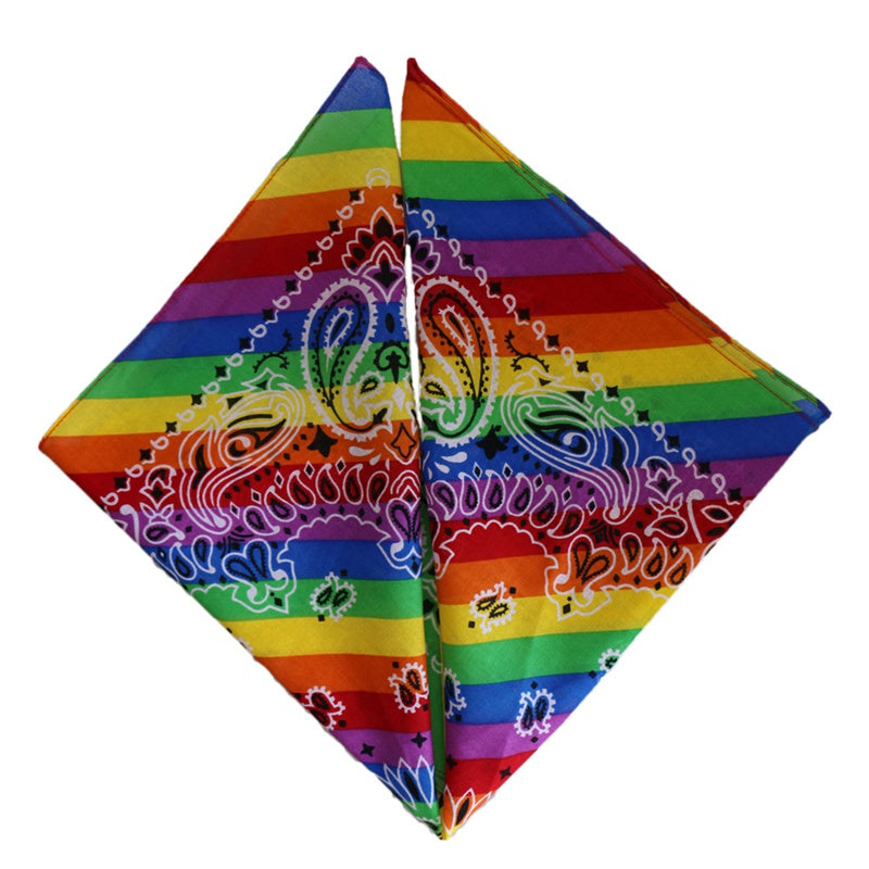 Rainbow Breathable Gay Pride LGBT Bandana, Neck Scarf, Hip Hop Mask